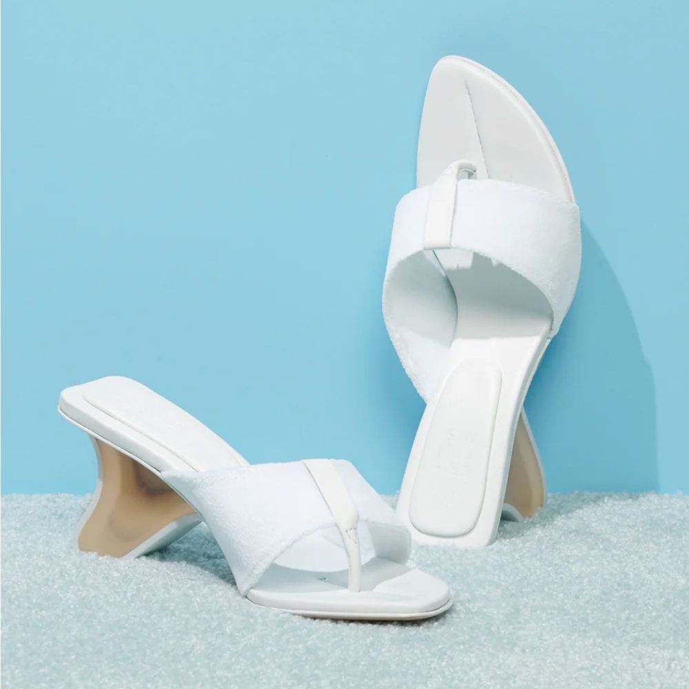 Frankie’s Bikinis Surf Fin Terry Mule Sandals